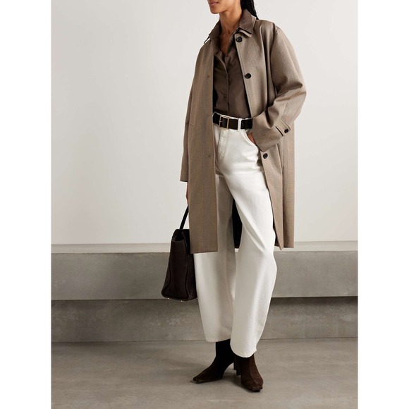 Nili Lotan Jackets & Blazers - NWOT Nili Lotan Watson Duster Trench Coat in Beige Check Old Money/ Quiet Luxury